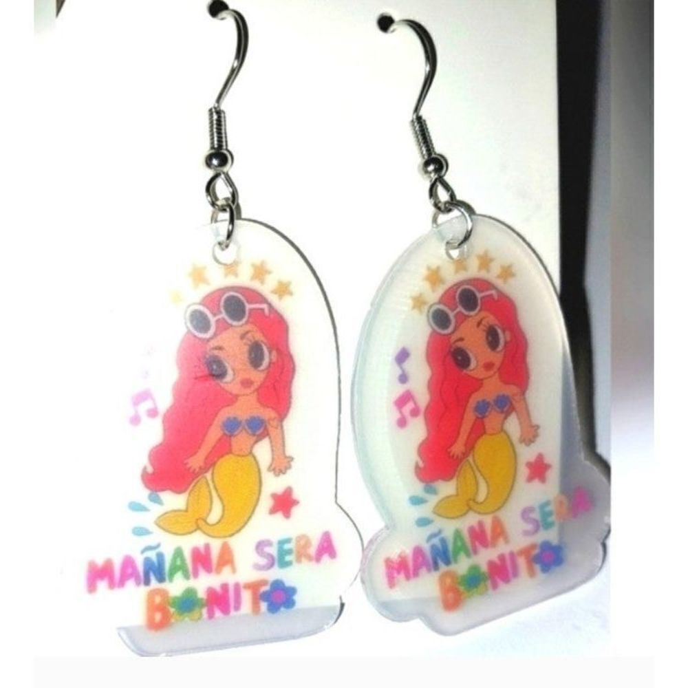 Colorful fun rainbow earrings